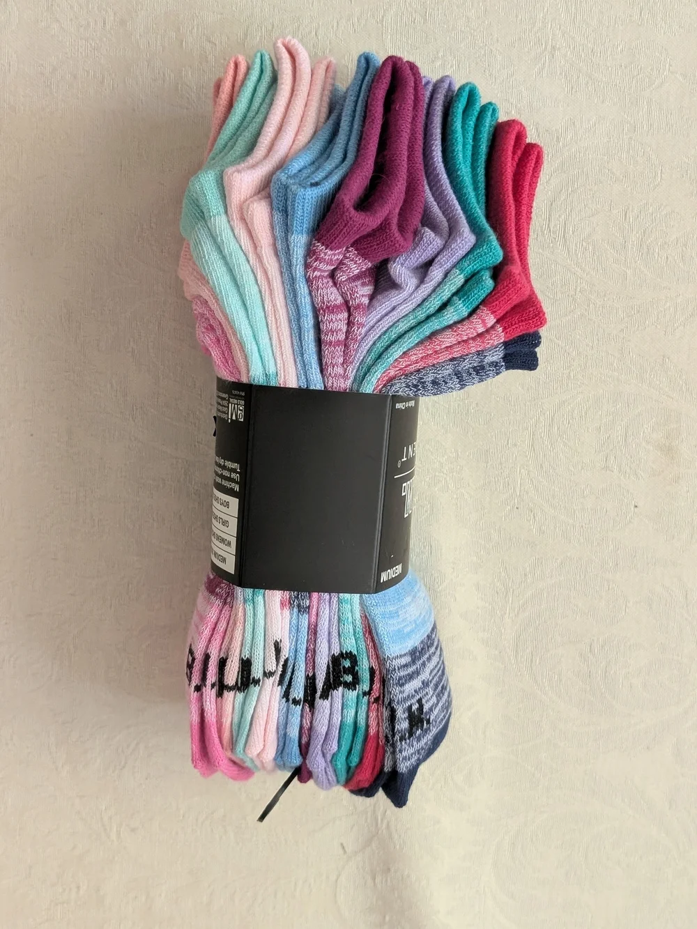 B.U.M. Equipment Hello Kitty No-Show Socks 10 Pairs M Multicolor Stretch